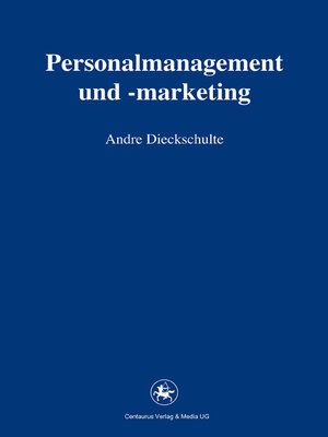 cover image of Personalmanagement und -marketing